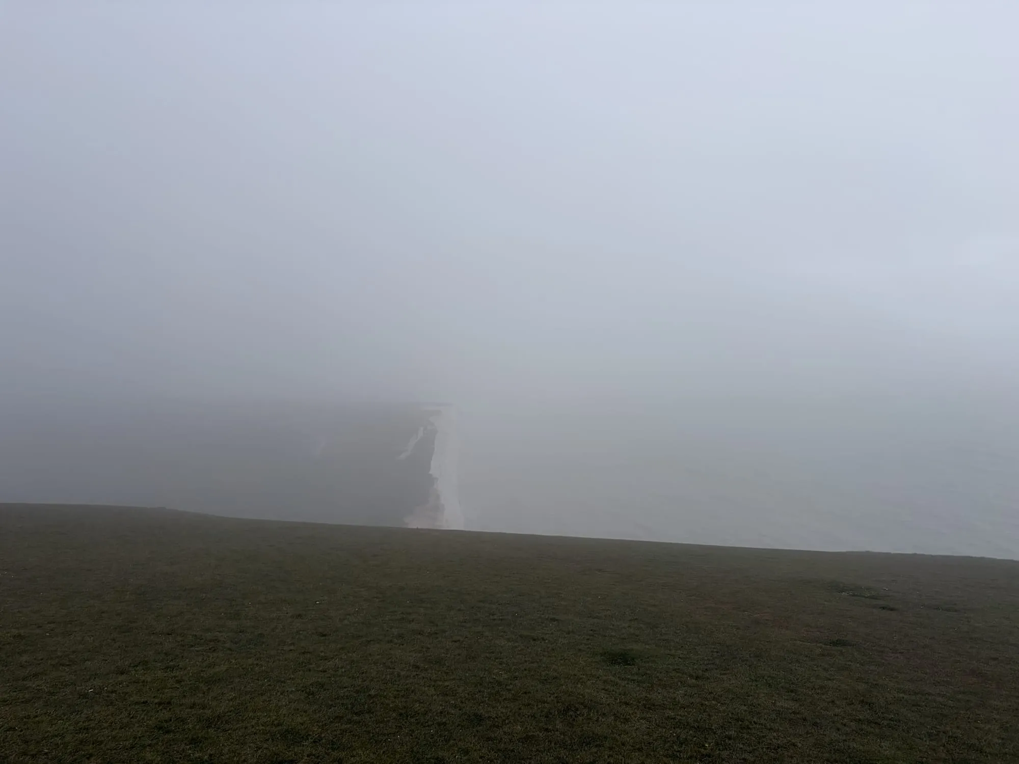 One of the Seven Sisters in thick sea fog