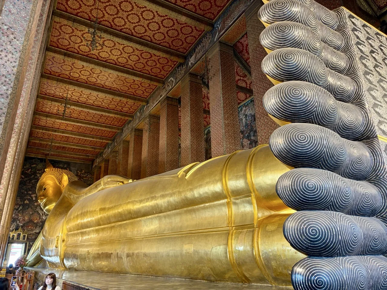 The reclining Buddha at Wat Pho
