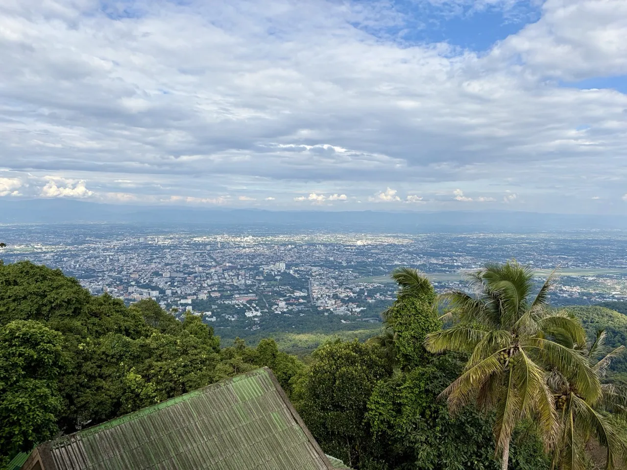 The view over Chiang Mai from Doi Suthep