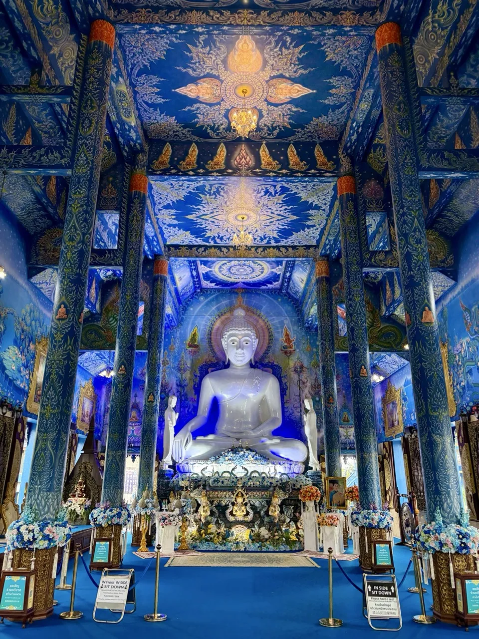 Inside the Blue Temple