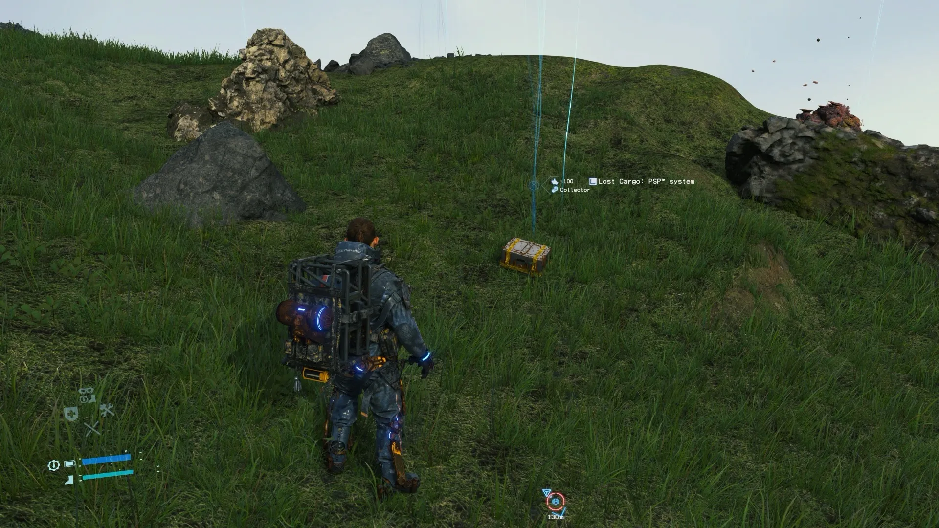 Death Stranding package delivery