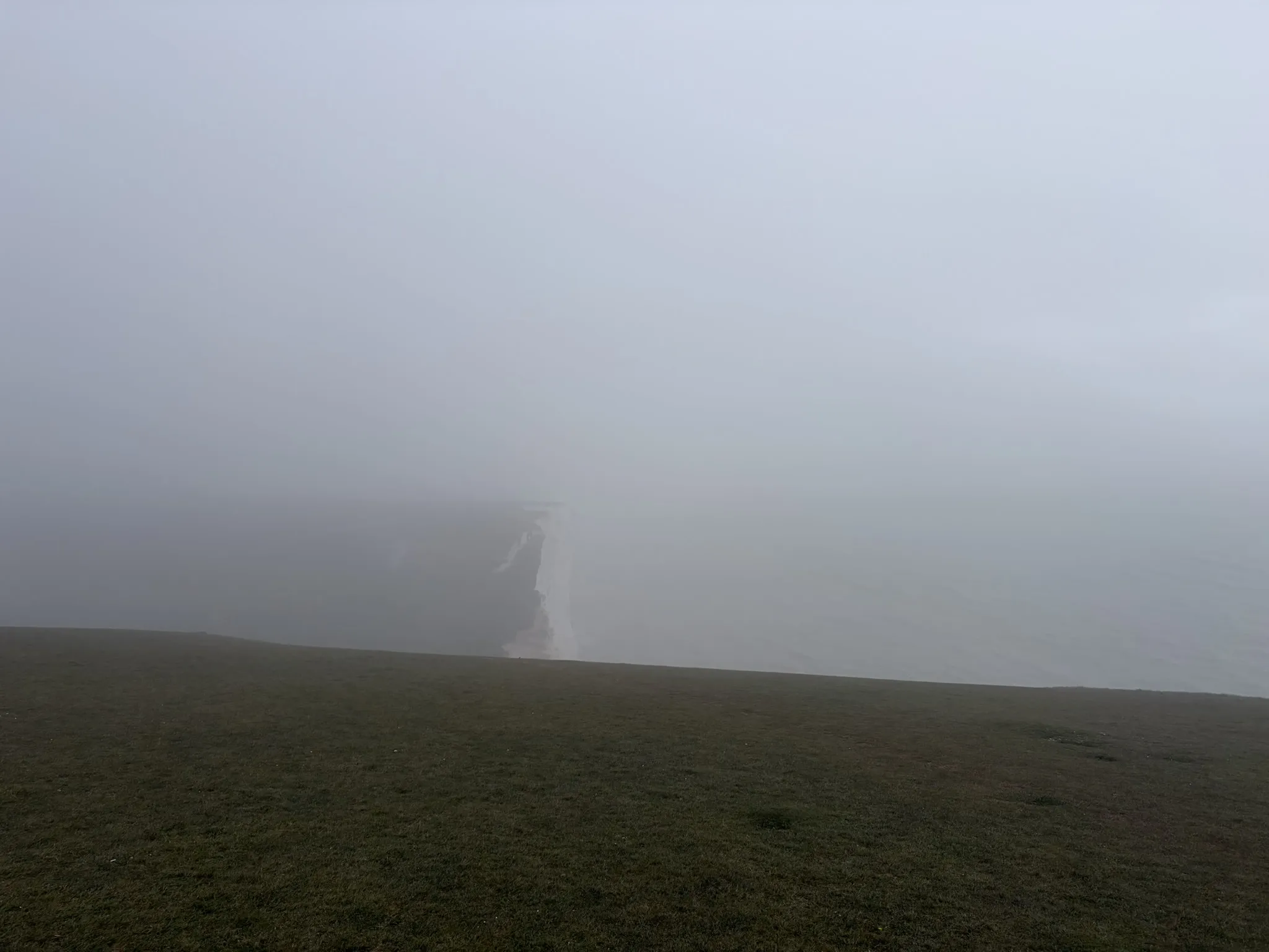 One of the Seven Sisters in thick sea fog