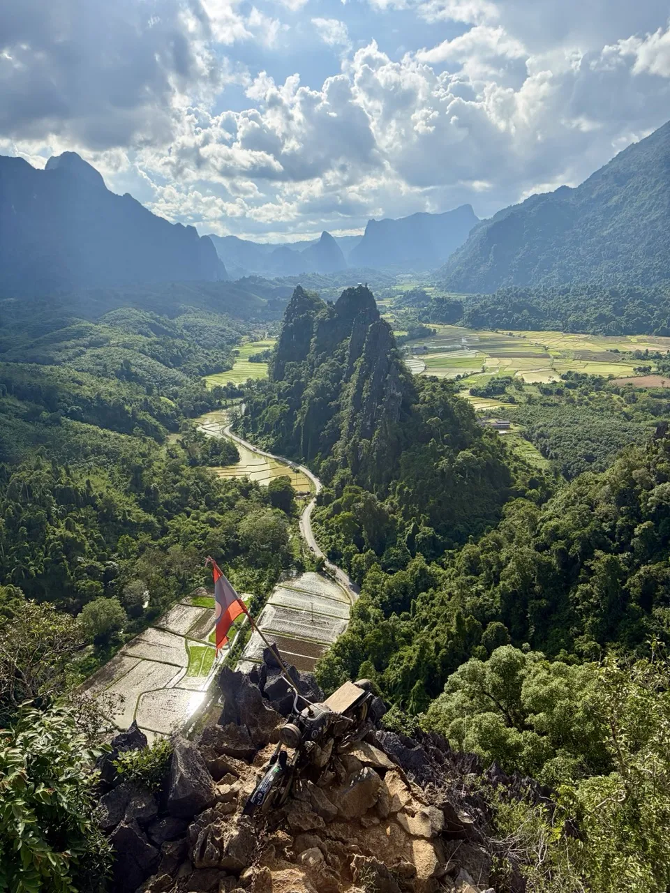 The view from Nam Xay viewpoint
